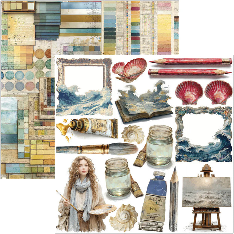 Ciao Bella - An Artist Journey - Fussy Cut Pad 6"x6"