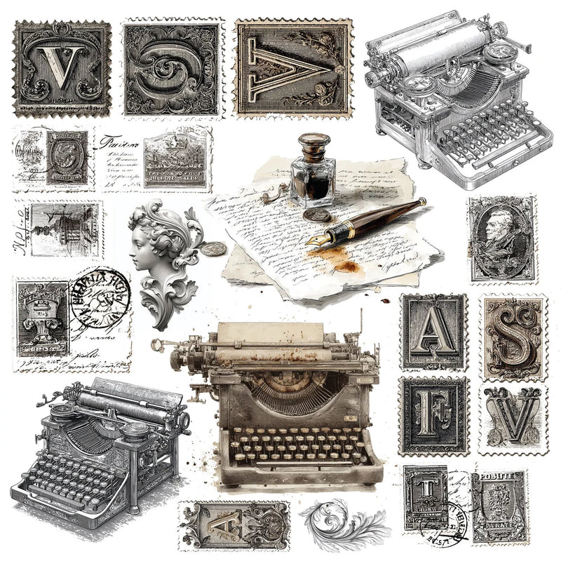 Ciao Bella - Typographic - Fussy Cut Pad 6"x6"