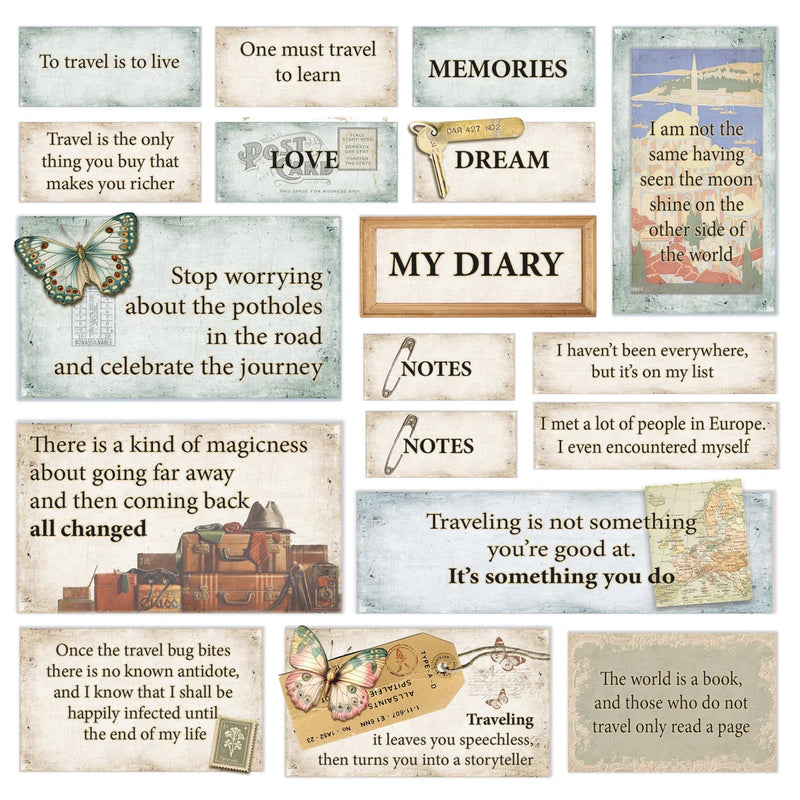 Ciao Bella - Eastern Journey - Fussy Cut Pad 6"x6"