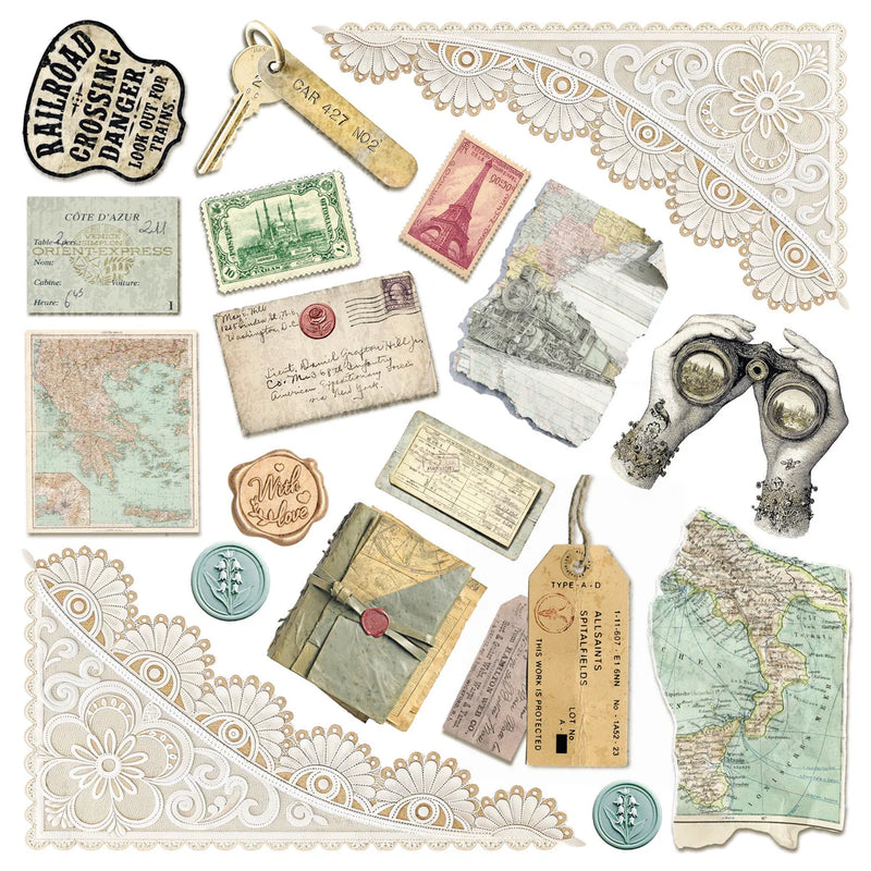 Ciao Bella - Eastern Journey - Fussy Cut Pad 6"x6"
