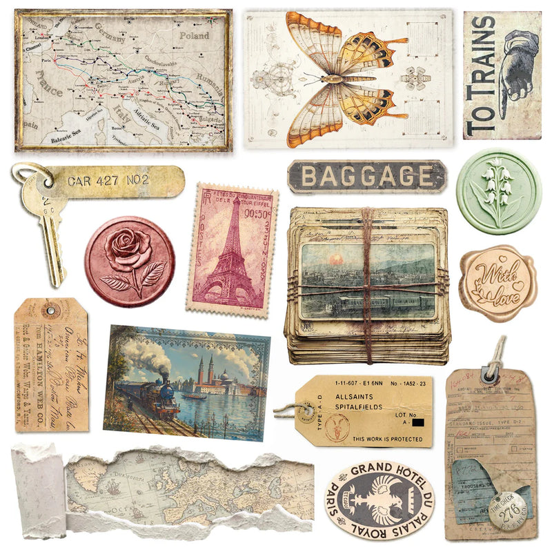 Ciao Bella - Eastern Journey - Fussy Cut Pad 6"x6"