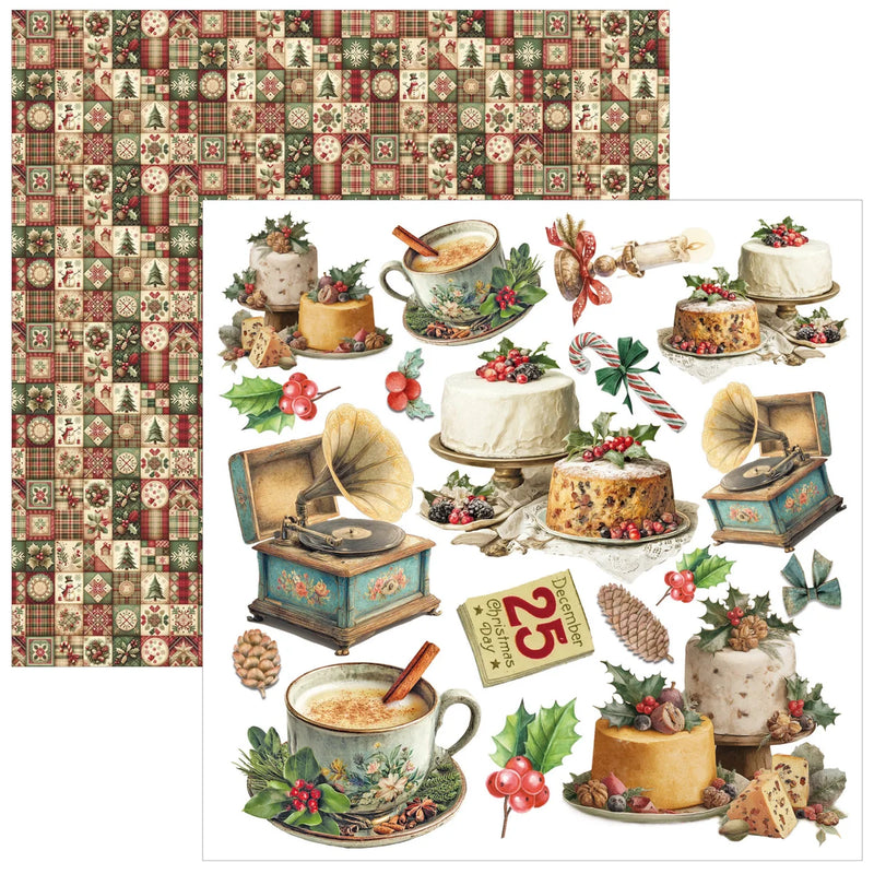 Ciao Bella - Merry & Bright - Fussy Cut Pad 6"x6"