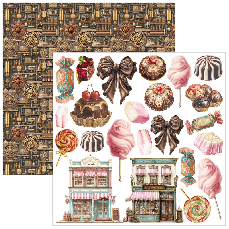 Ciao Bella - Chocolate Wanderlust - Fussy Cut Pad 6"x6"