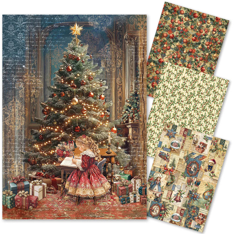 Ciao Bella - Toy Shop - Rice Paper - A4 Mixed 4/Pkg