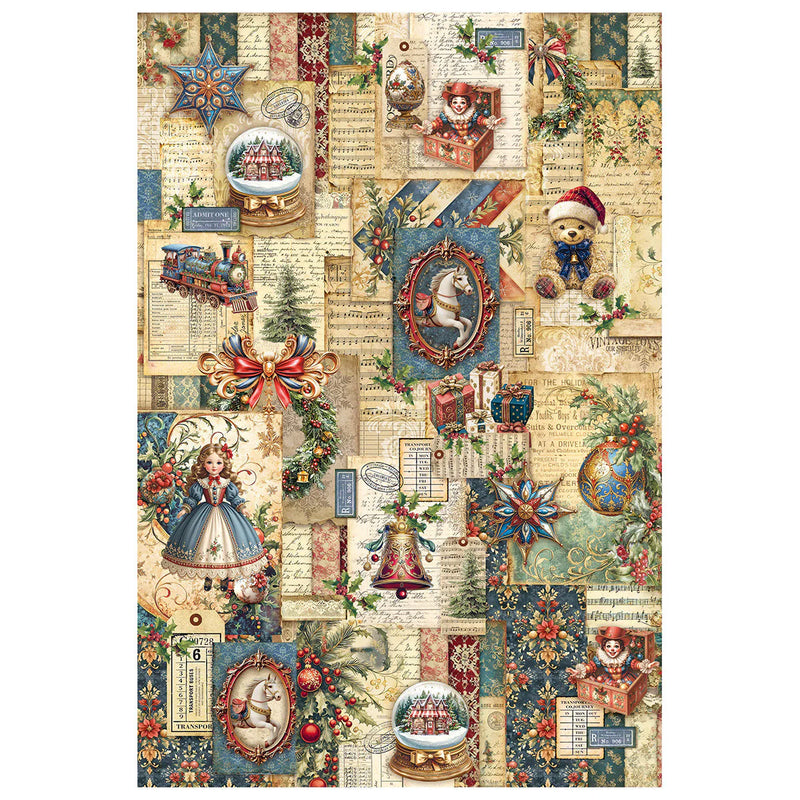 Ciao Bella - Toy Shop - Rice Paper - A4 Mixed 4/Pkg