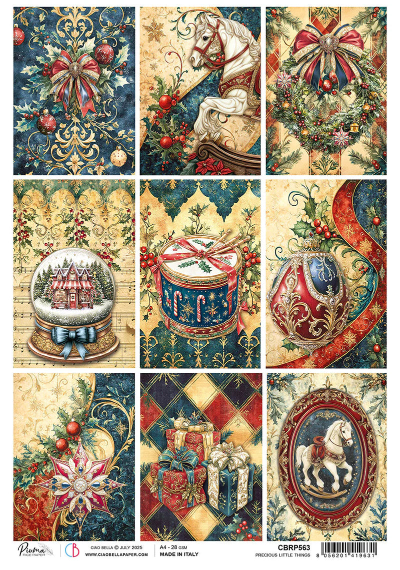 Ciao Bella - Toy Shop - Rice Paper - A4 Precious Little Things