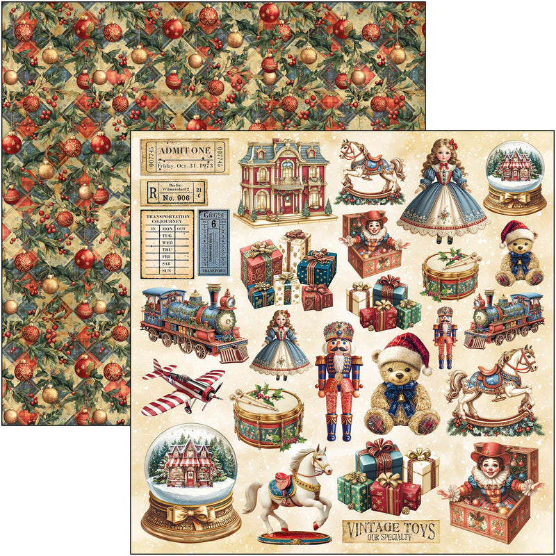 Ciao Bella - Toy Shop - Patterns Paper Pad 12"x12"