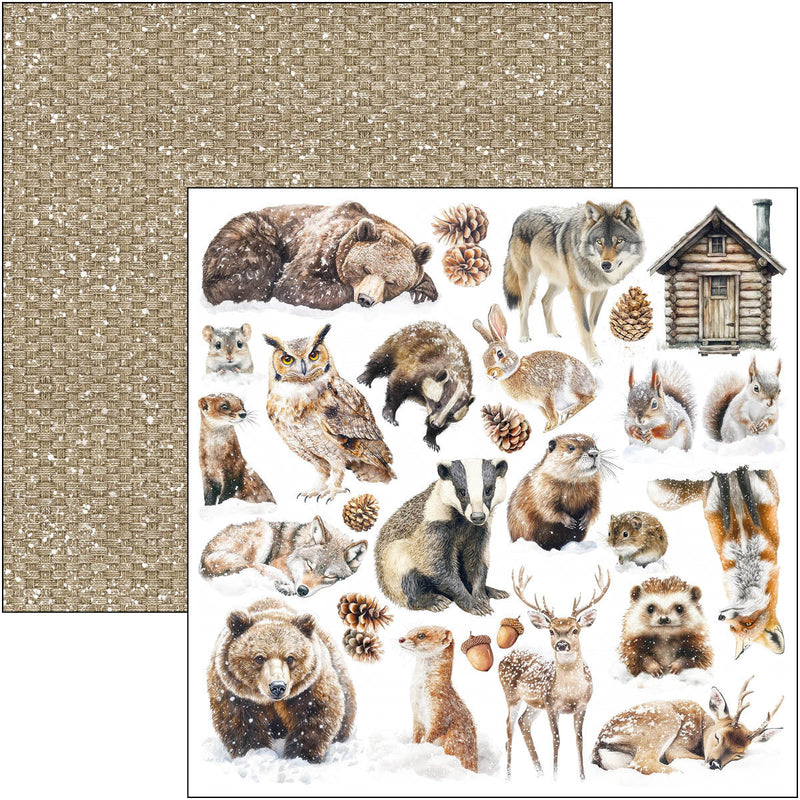 Ciao Bella - Forest Tales - Patterns Paper Pad 12"x12"