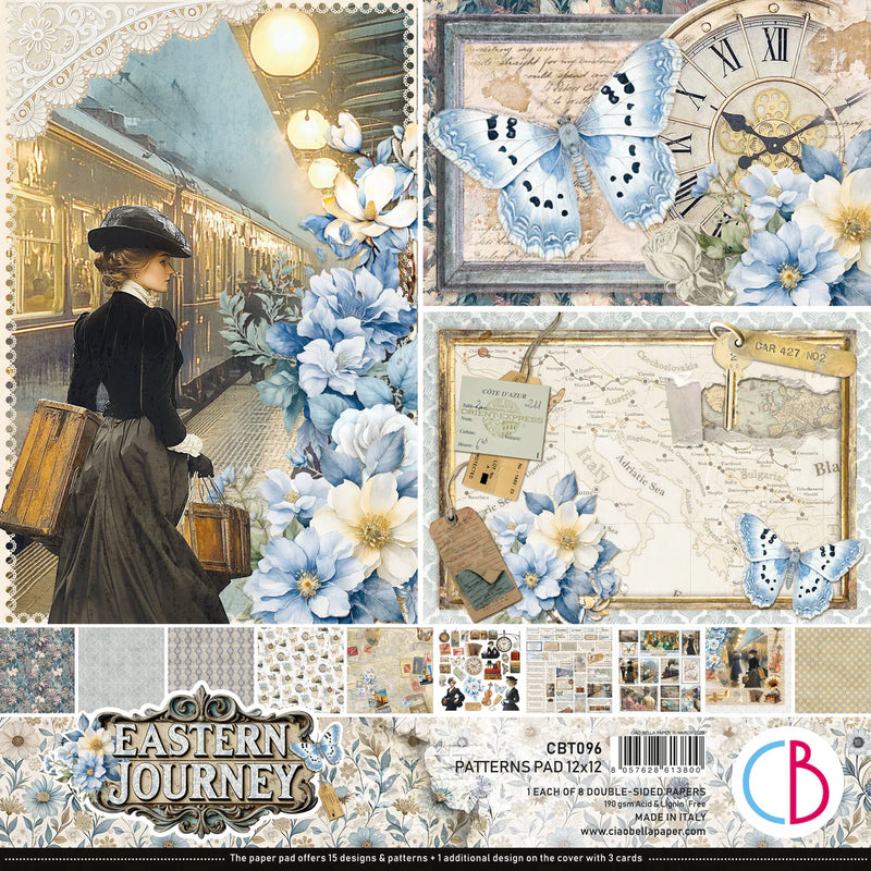 Ciao Bella - Eastern Journey - Patterns Paper Pad 12"x12"