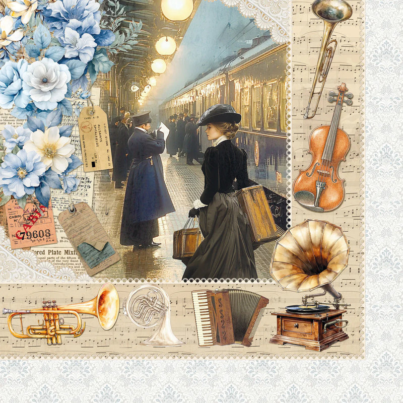 Ciao Bella - Eastern Journey - Patterns Paper Pad 12"x12"