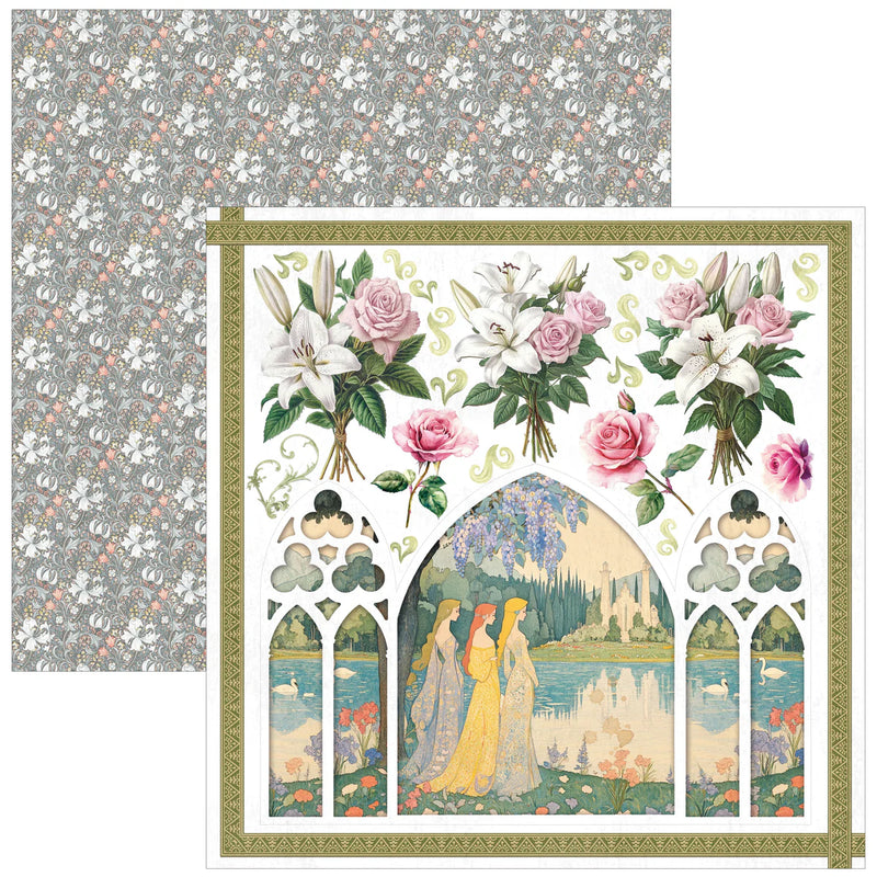 Ciao Bella - Courtly Love - Patterns Paper Pad 12"x12"