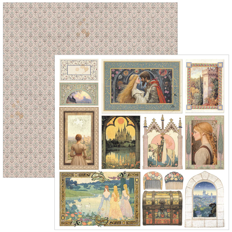 Ciao Bella - Courtly Love - Patterns Paper Pad 12"x12"
