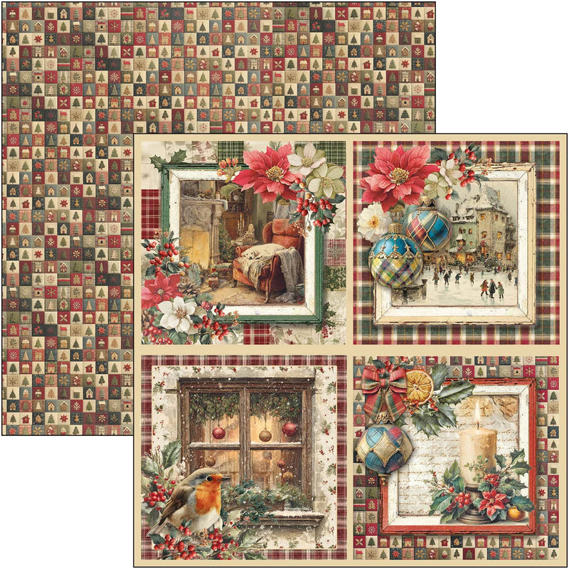 Ciao Bella - Merry & Bright - Patterns Paper Pad 12"x12"