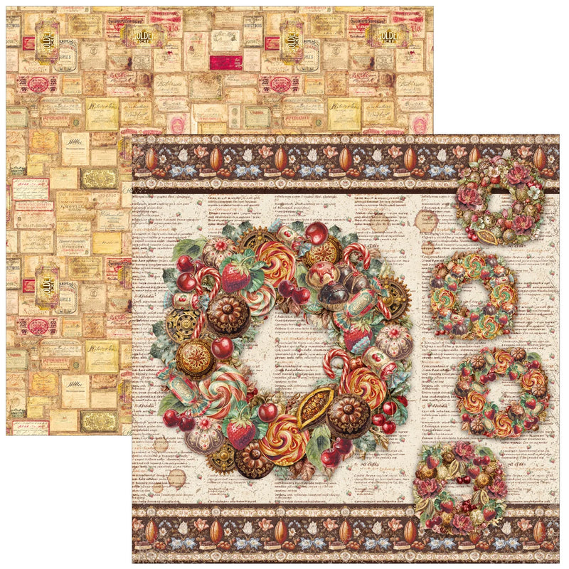Ciao Bella - Chocolate Wanderlust - Patterns Paper Pad 12"x12"
