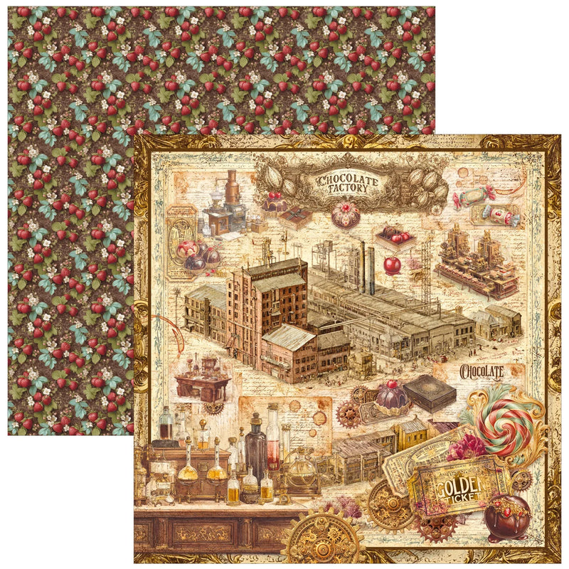 Ciao Bella - Chocolate Wanderlust - Patterns Paper Pad 12"x12"