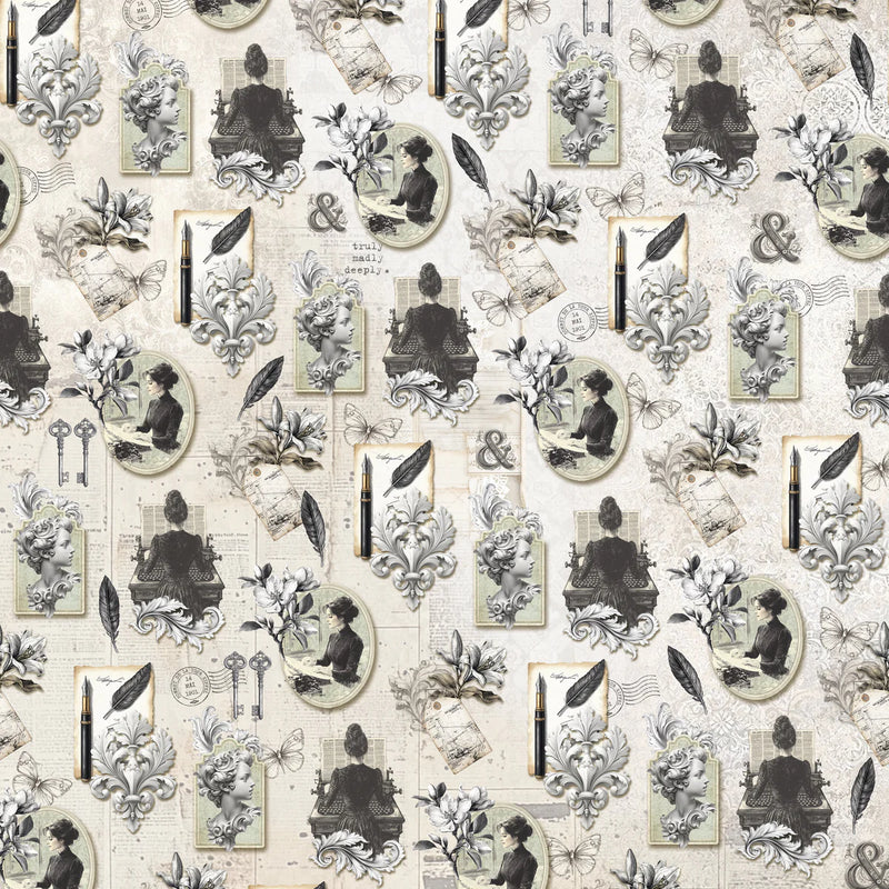 Ciao Bella - Typographic - Patterns Paper Pad 12"x12"