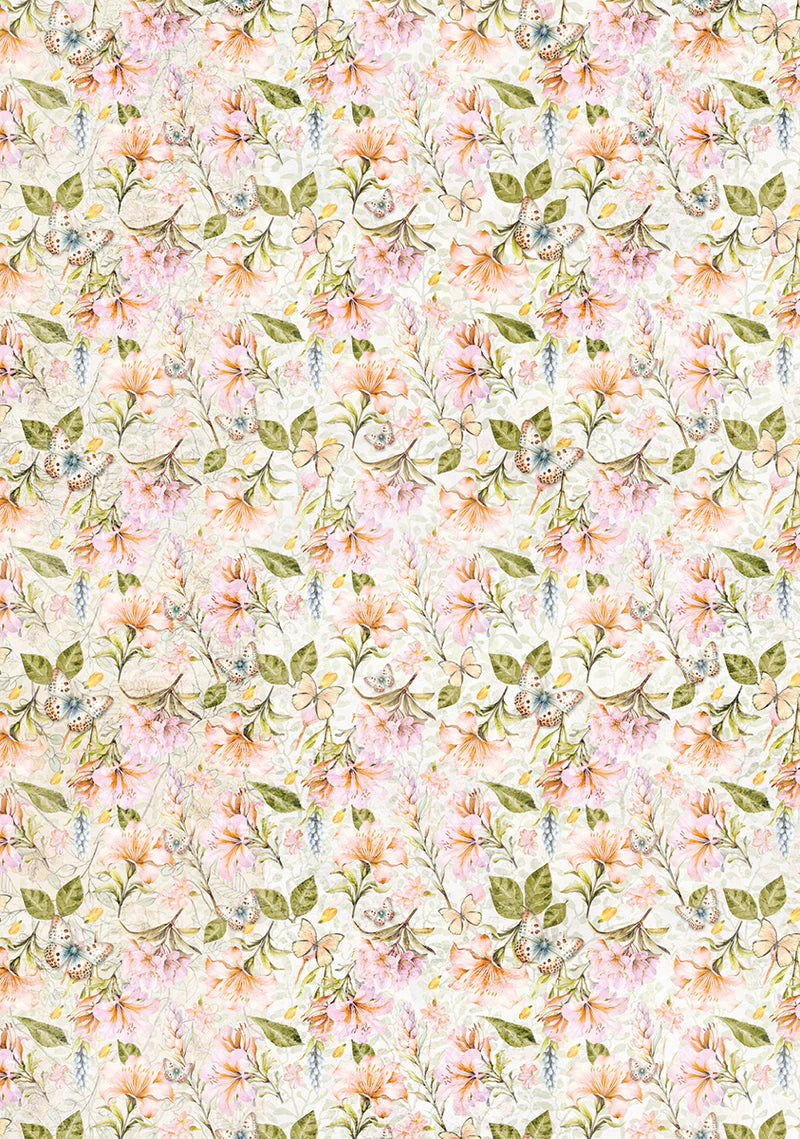 Ciao Bella - Vellum Flower Shop Paper Patterns A4 6/Pkg