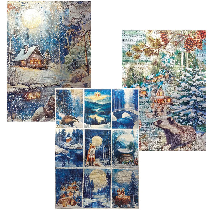 Ciao Bella - Forest Tales - Deluxe Paper Silver & Vellum A4