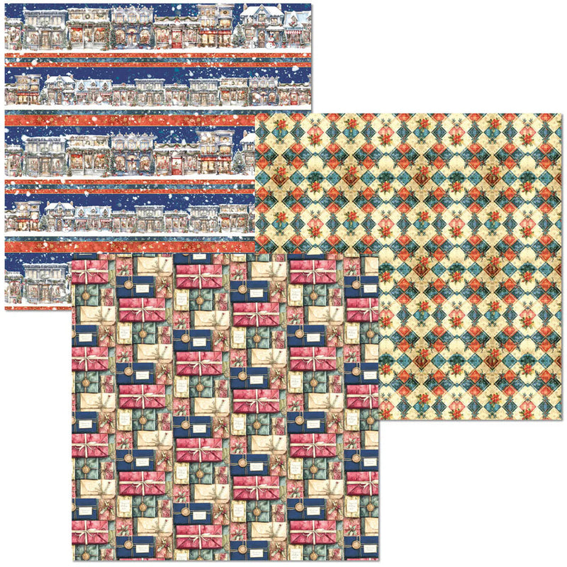 Ciao Bella - Toy Shop - Deluxe Paper Gold & Vellum Dual Pack Mixed 6"x6" 6/Pkg