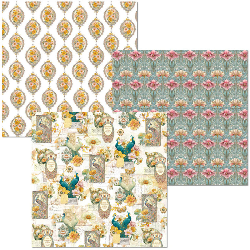 Ciao Bella - Artemis - Deluxe Paper Gold & Vellum 6"x6"