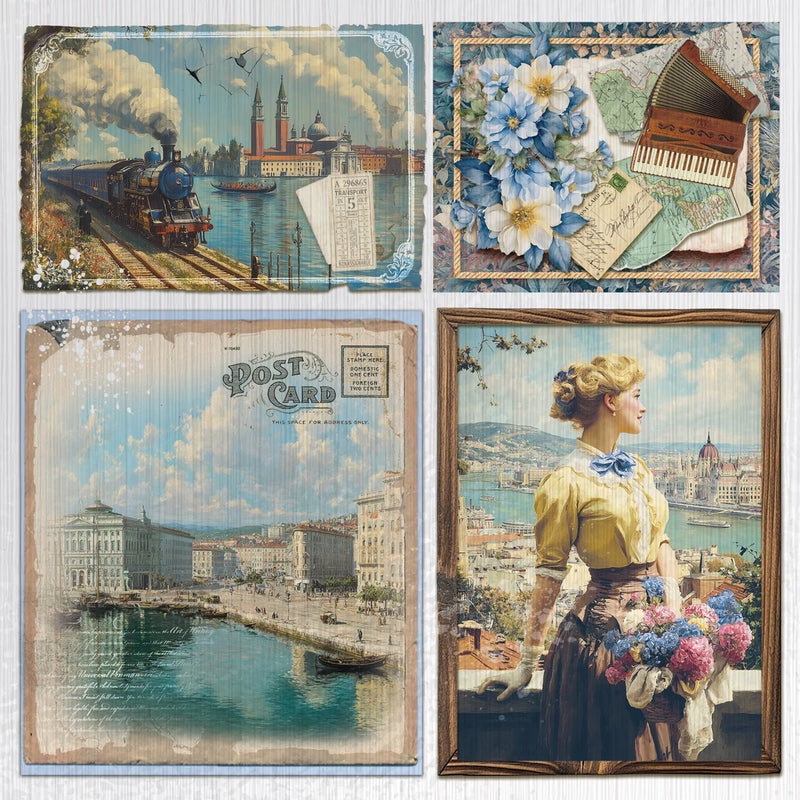 Ciao Bella - Eastern Journey - Deluxe Paper Silver & Vellum 6"x6"