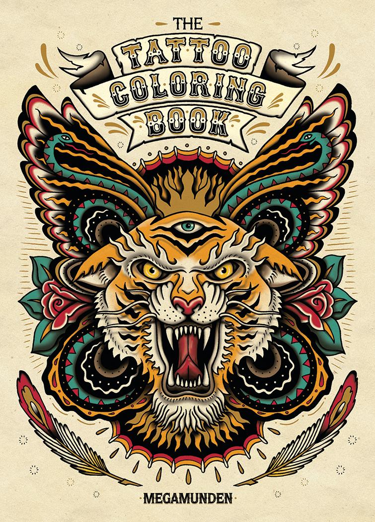 Megamunden - The Tattoo Coloring Book