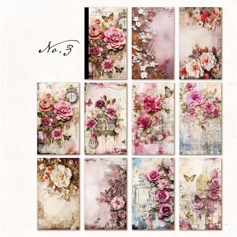 Floating Flowers Paper Book