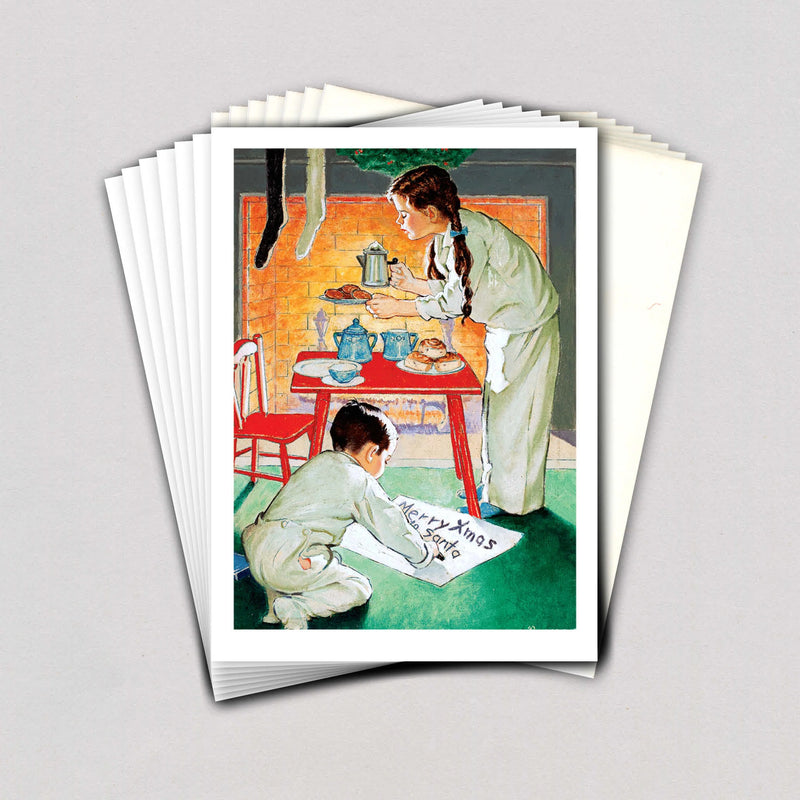 Laughing Elephant - Treats for Santa - Boxed Christmas Cards