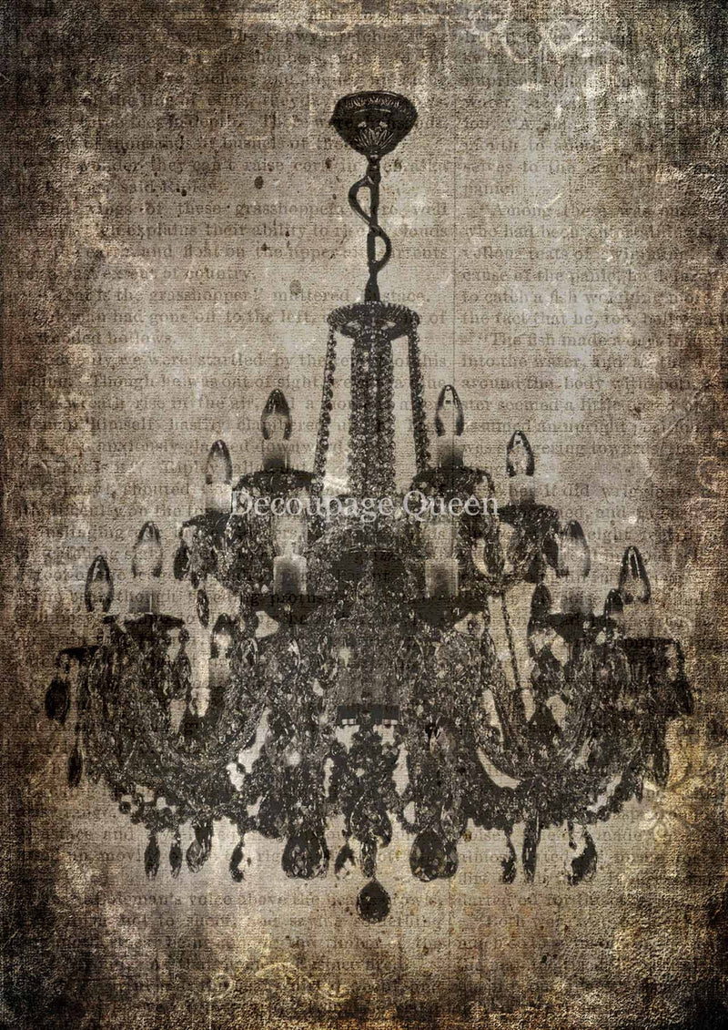 Decoupage Queen - Crystal Chandelier