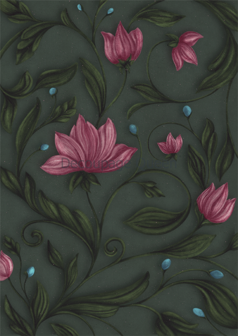 Decoupage Queen - Dainty and the Queen - Interlaced Vellum Paper