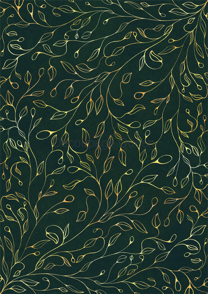 Decoupage Queen - Dainty and the Queen - Out of Gold Vellum Paper