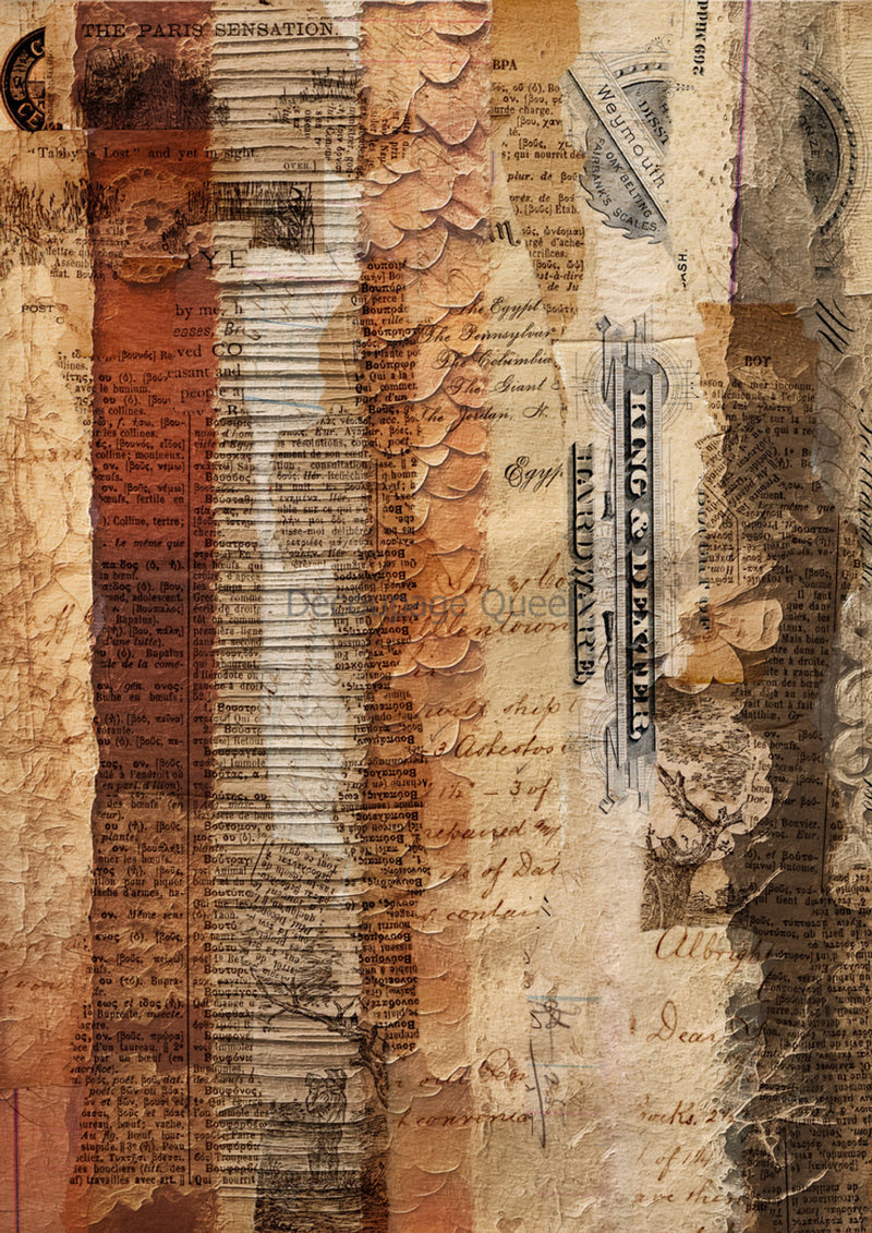Decoupage Queen - Autumn Ephemera Rice Paper