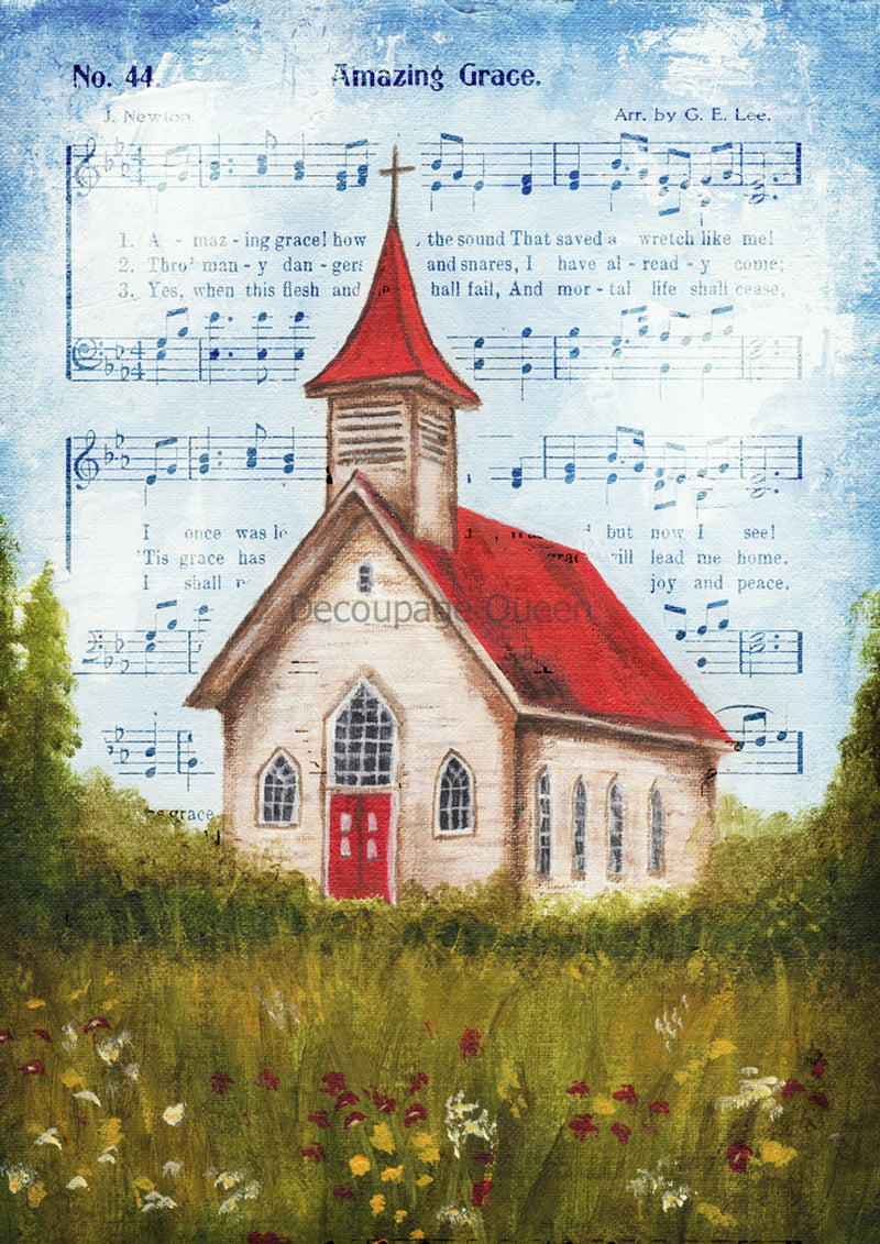 Decoupage Queen - Teresa Rene Art - Amazing Grace Rice Paper