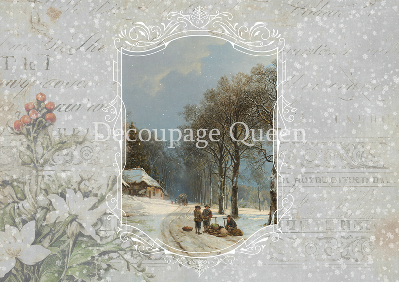 Decoupage Queen - Dainty and the Queen - Long Road Home Rice Paper