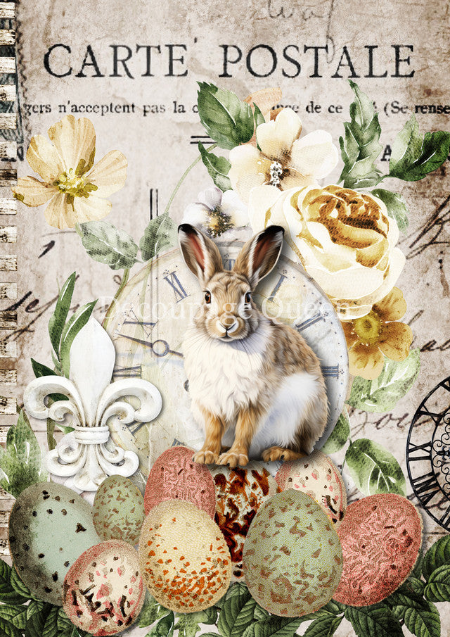 Decoupage Queen - Easter Postcard Rice Paper