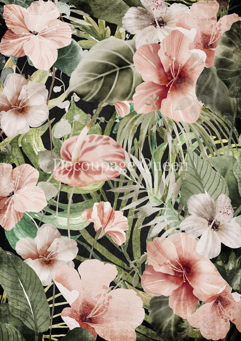 Decoupage Queen - Hibiscus Rice Paper