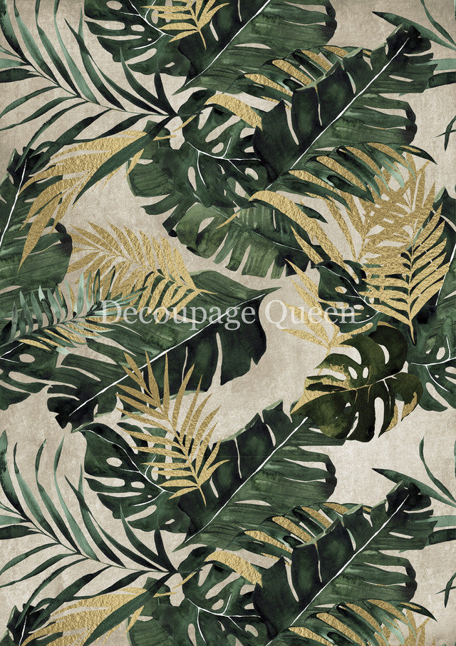 Decoupage Queen - Tropical Flora Rice Paper