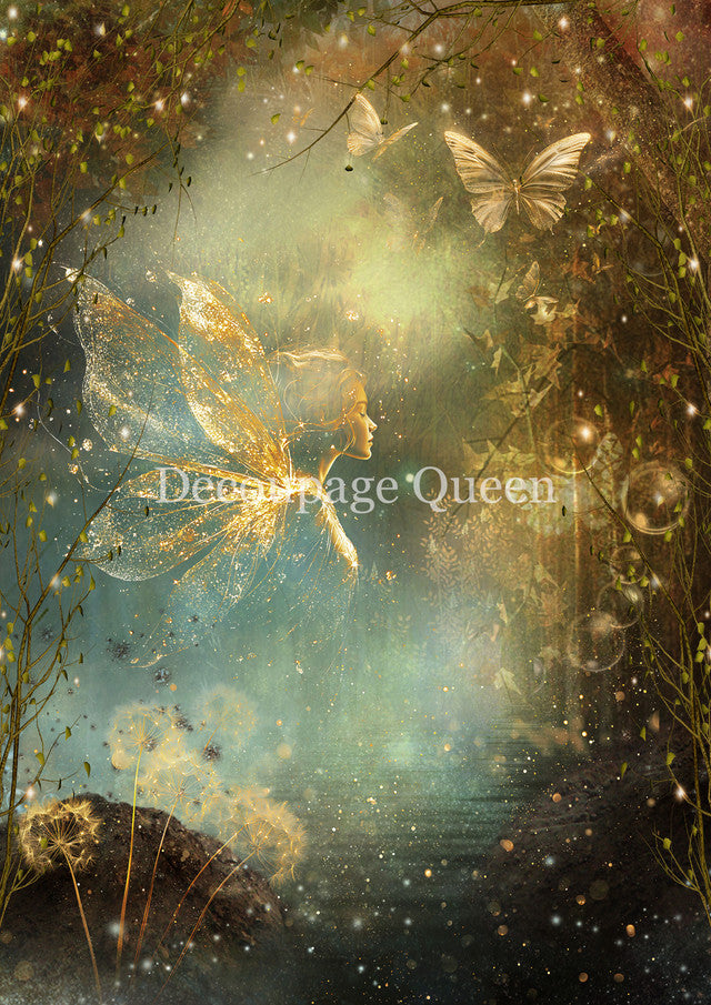 Decoupage Queen - Luminescent Fairy Rice Paper