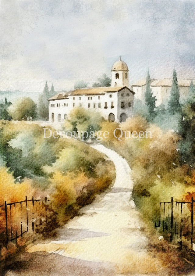 Decoupage Queen - Tuscan Villa Rice Paper