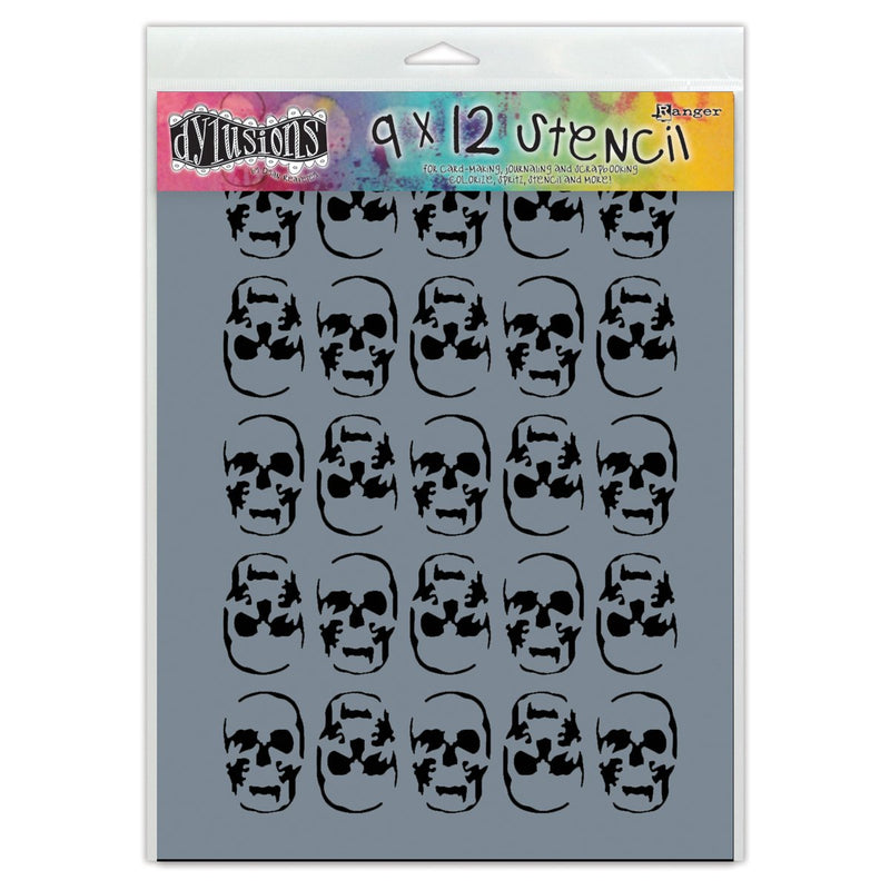 Ranger Ink - Dylusions Stencils - Large - Skulls