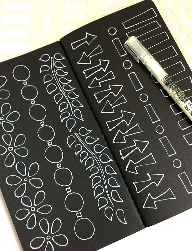 Ranger Ink - Dylusions Stencil - Border It