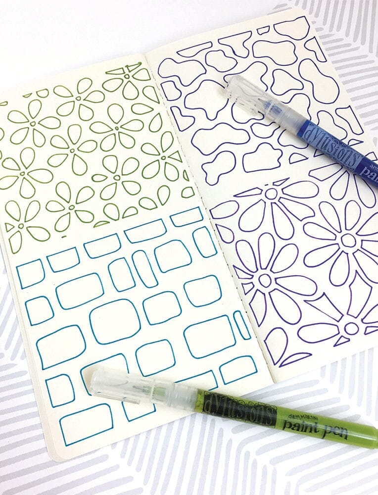 Ranger Ink - Dylusions Stencil - Doodle It