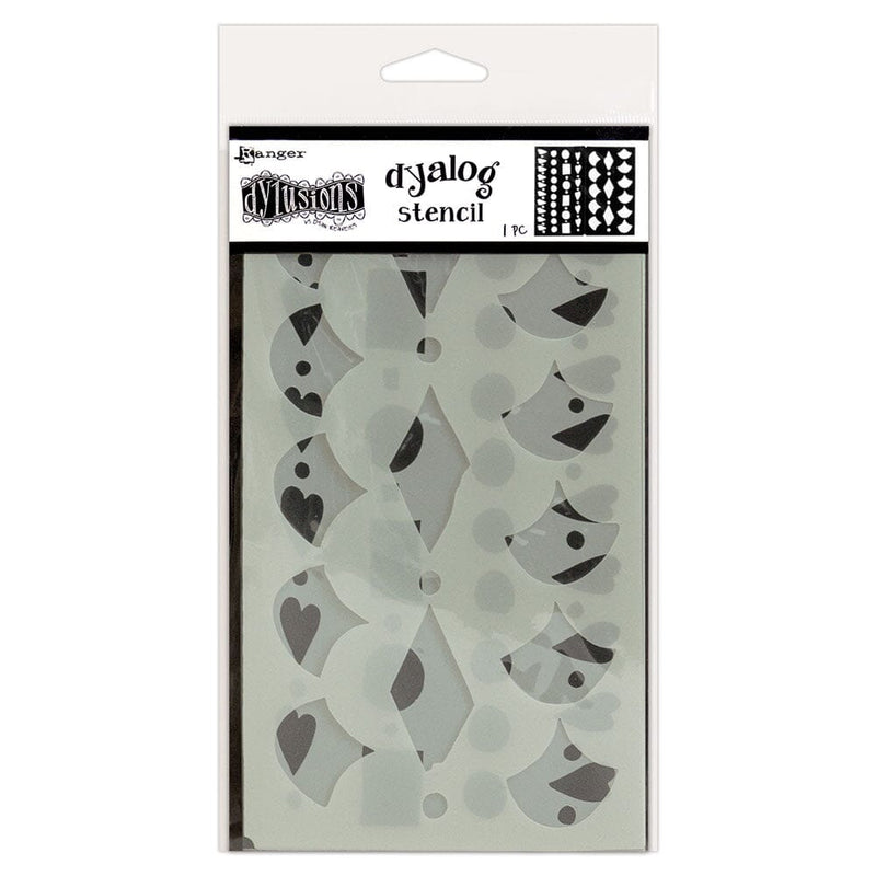 Ranger Ink - Dylusions Stencil - Border It Too