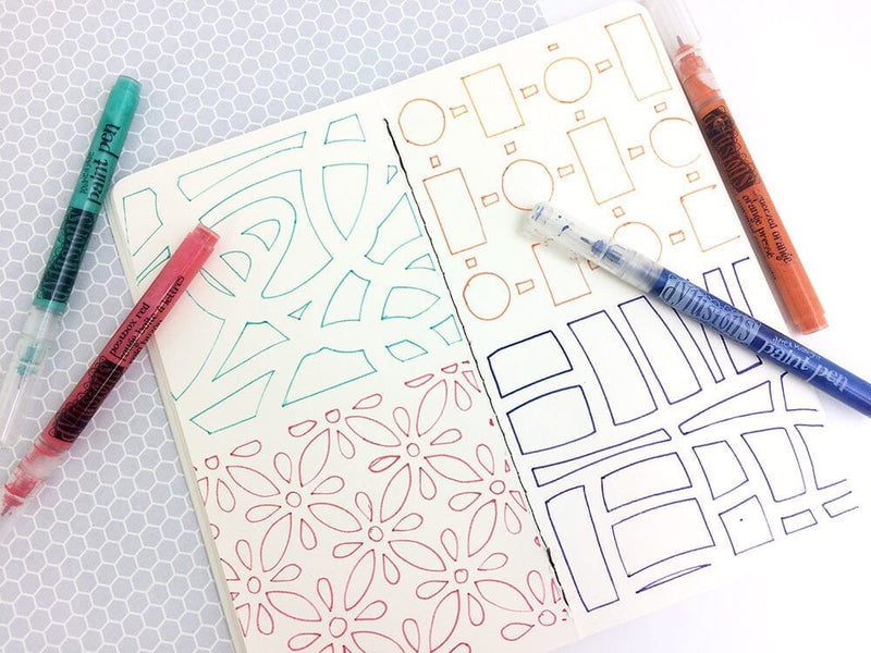 Ranger Ink - Dylusions Dyalog Stencil - Doodle It Too