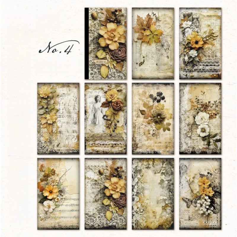 Floating Flowers Paper Book