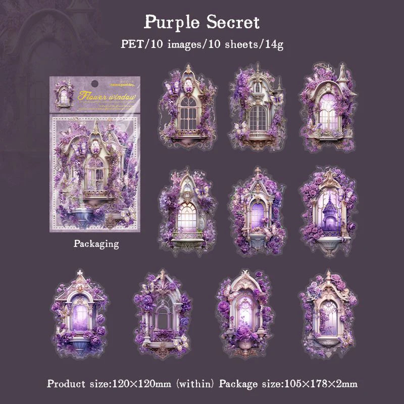 Flower Window Stickers