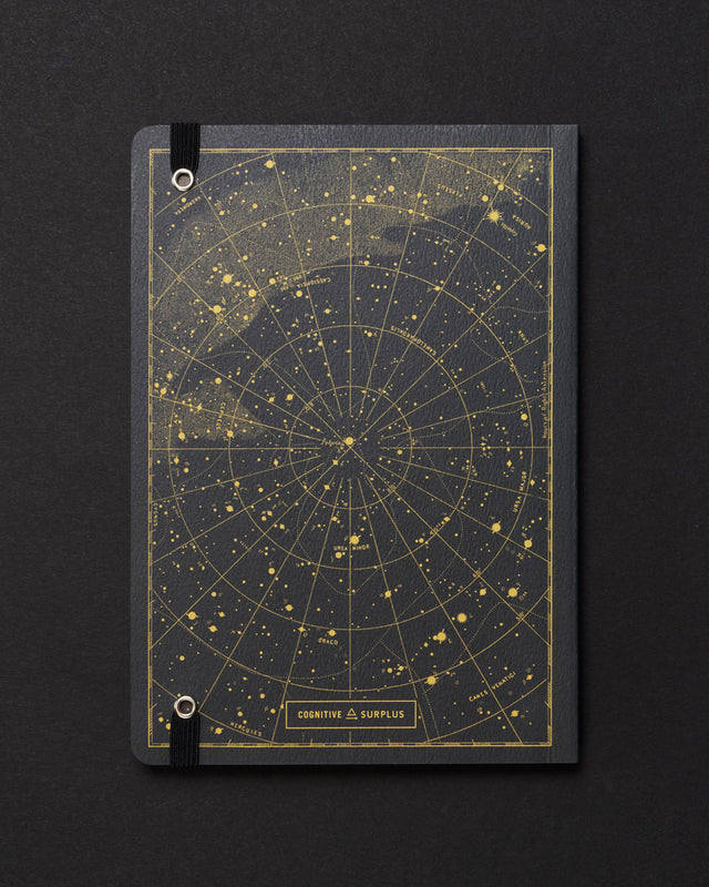 Cognitive Surplus - Astronomy Dark Analysis A5 Softcover Notebook