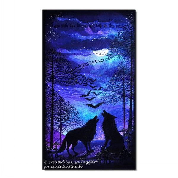 Lavinia Stamps - Bats Stamp