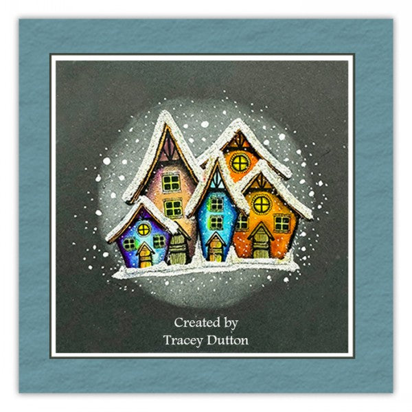 Lavinia Stamps - Starlight Whispers - Woodland Cottages Stamp