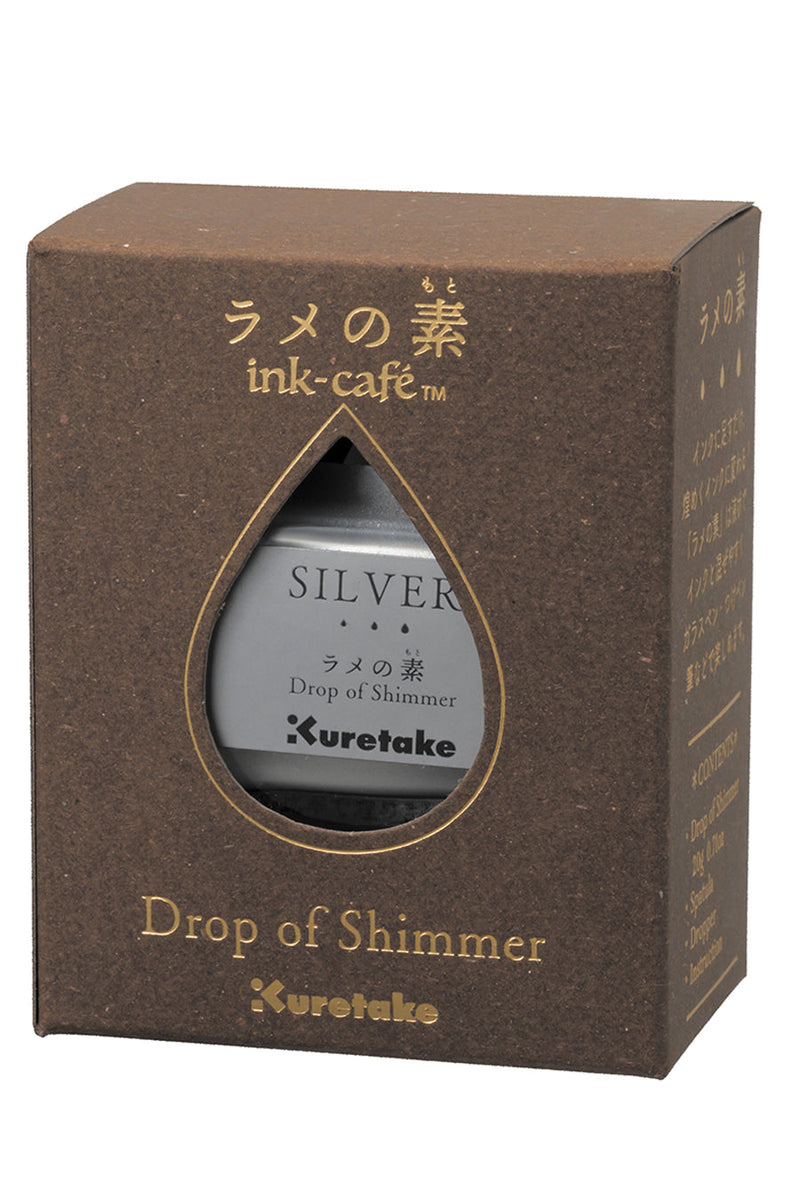 Kuretake - Drop Of Shimmer Ink - Silver